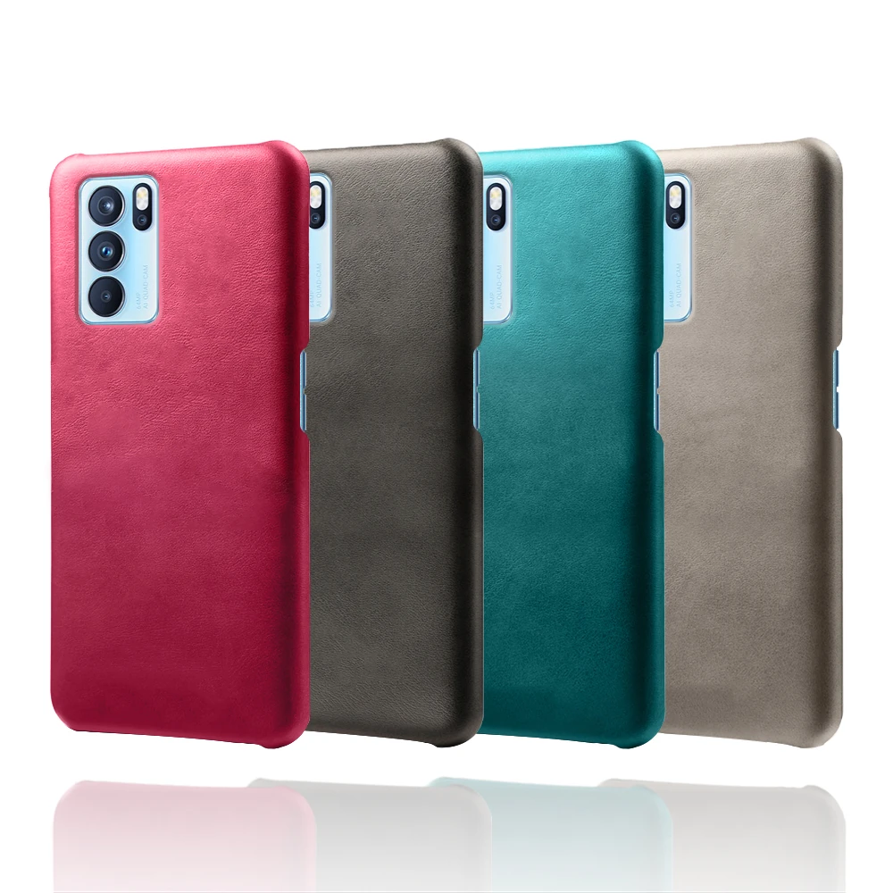 

Luxury PU Leather Case For OPPO Reno 6 3 4 5 Pro Plus 5G Funda Slim Hard PC Cover For OPPO Reno 2 F 5 Z 4 SE Lite Reno6 Coque