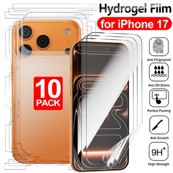 Copertura completa posteriore + pellicola idrogel per schermo per IPhone 17 17Air 17Pro Max protezione schermo copertura protettiva antigraffio per IPhone17