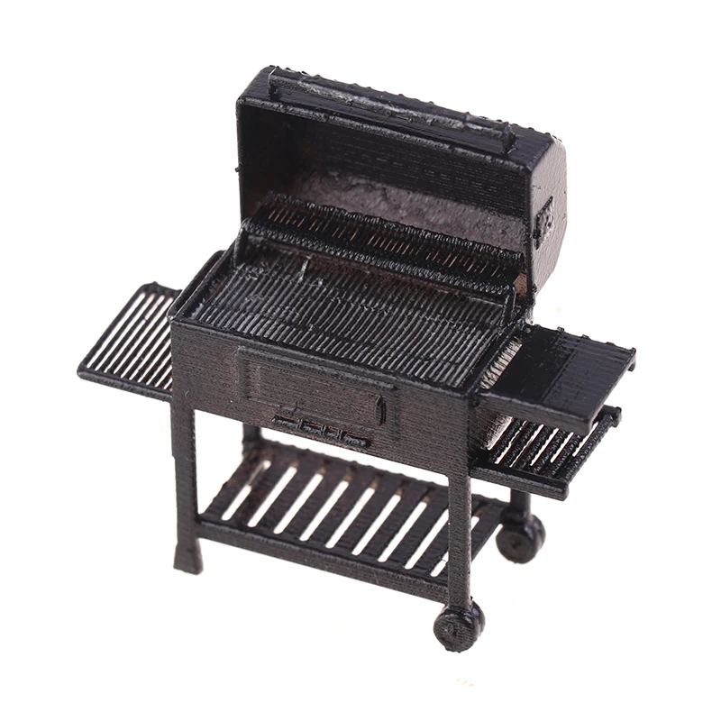 Cute Mini Furniture Barbecue Rack Grill Miniature Ornaments Doll House Gadget Kitchen Food For Dollhouse Kids Toys doll house toys dollhouse furniture set