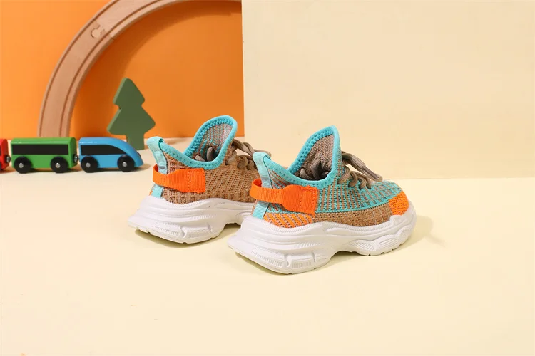 Neue Frühling/Herbst Kinderschuhe Unisex Kleinkind Jungen Mädchen Sneaker Weiche Sohle Atmungsaktives Mesh Modische Lässige Kinderschuhe – Detail 17