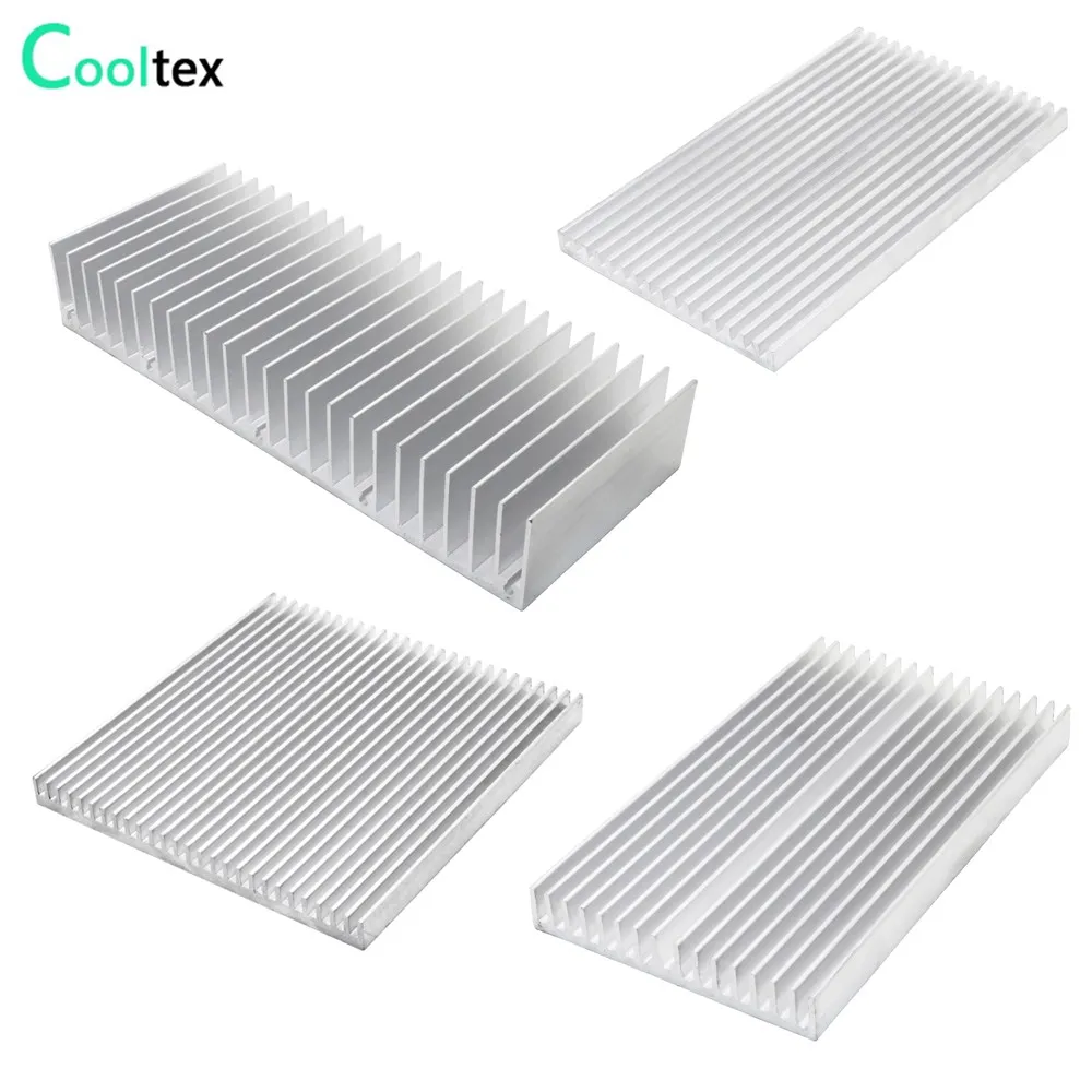 Aluminum Heatsink Radiator Extruded Heat sink LED Electronic CHIP Heat Dissipation Cooling Cooler