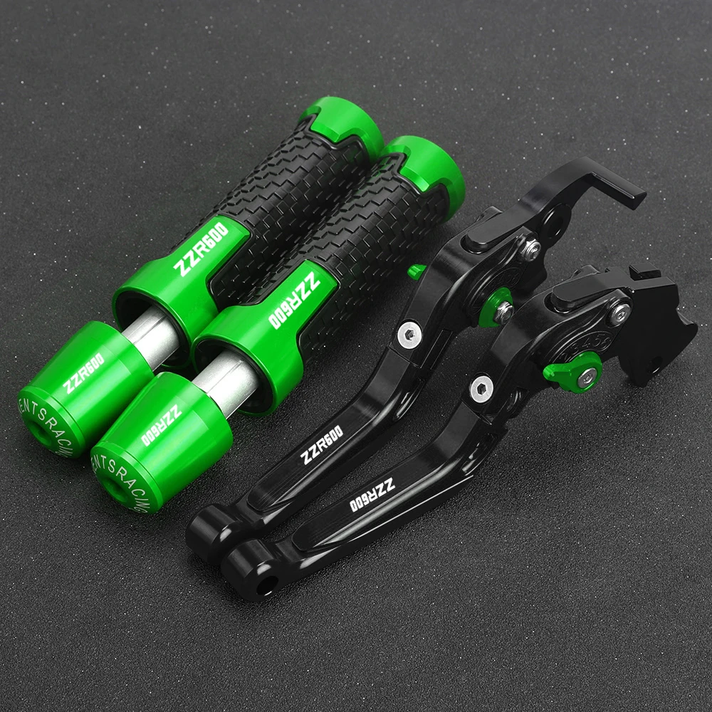 

ZZR 600 For KAWASAKI ZZR600 2005 2006 2007 2008 2009 Motorcycle Handlebar Hand Grips Ends Handle Brake Clutch Levers