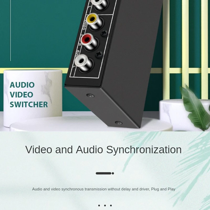 AV   ġ ñ ڽ, DVD ÷̾ STB HDTV TV ڽ,  Ż ø, 2 Ʈ, 3RCA, 1 , 2  1 ƿ