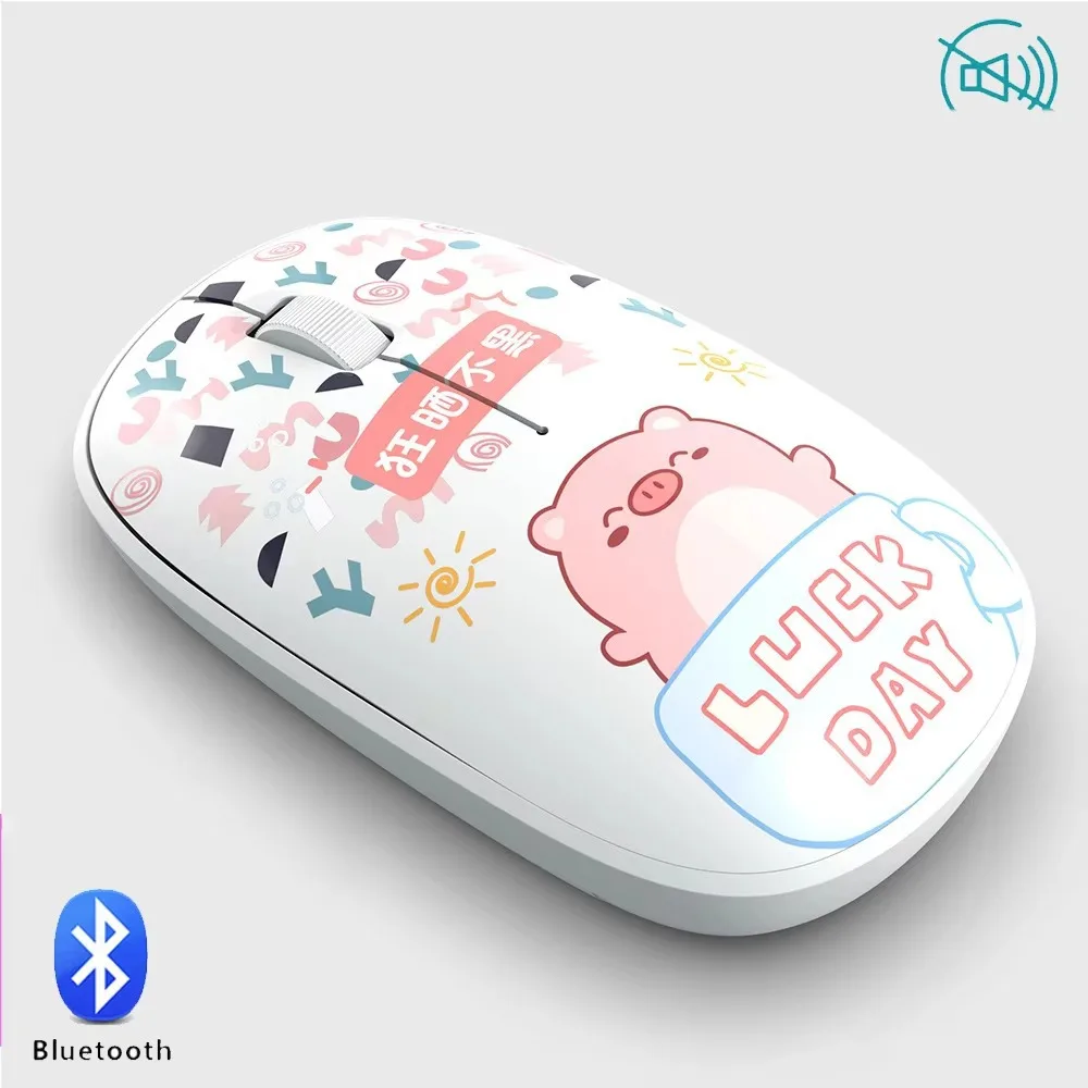 High-Quality Wireless Silent Bluetooth Cartoon Mouse