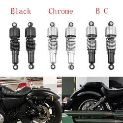 Motorcycle 267mm Rear Shock Absorbers Adjustable Suspension Shocks Spring for Harley Sportster 883 1200 Touring Road King