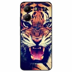 Luxury Shockproof TPU Silicone Phone Case - Painted Design for ZTE Blade A54 4G (W101.CH.571)