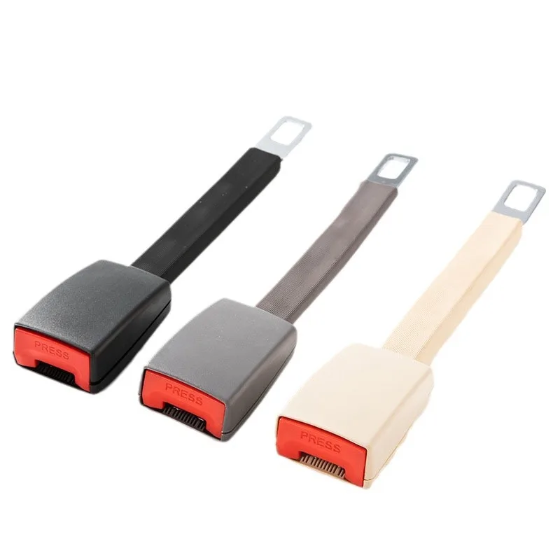 Universal Car Seat Belt Extender Cover Safety Belt Extension Plug Buckle Comfortable Auto Easy to Install and Use 1PC