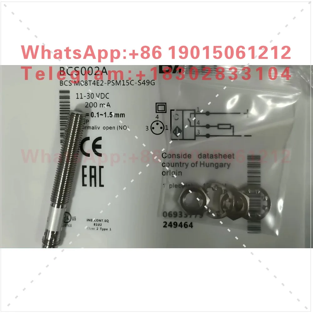 Nuovo sensore capacitivo BCS002A BCS M08T4E2-PSM15C-S49G - immagine 2