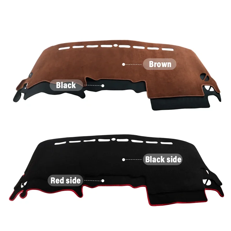 Dashboard Cover Protector - Anti-UV, Light-Absorbing Instrument Panel Mat