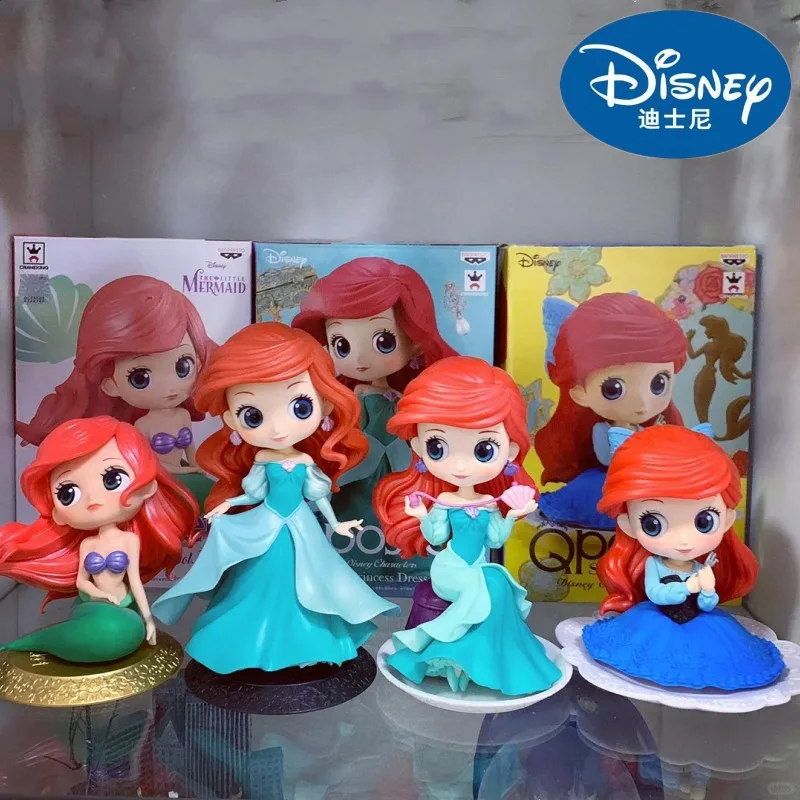 

Оригинальные модели героев Диснея Ариэль Жасмин Белль принцесса аниме девушка игрушки Мини-куклы милые украшения Рождественские подарки коллекции хобби