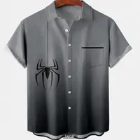 Stripe Silky Printing High Qualit Vintage Oversized Novelties Trend To Sell Men's Casual Social Solid Color Hawaii Shirt Hot New 2