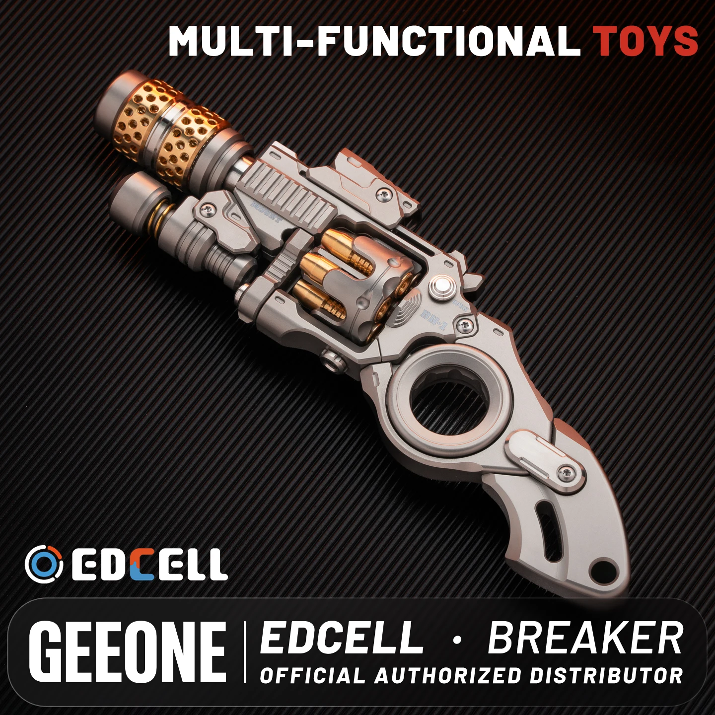 WANWUブレーカーEDCフィジェットトイ、榴弾砲一体型EDCストレス解消