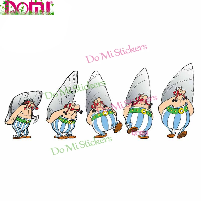 Planche Asterix - Stickers imprimés pour électroménager