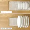 Utensil Storage Rack Kitchen Storage Rack Perforation-Free Drain Bowl Tray Rack Household Countertop Utensil Cabinet Rack 6