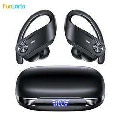 Wireless Waterproof Bluetooth Earbuds with Noise Cancelling Mic and Extended Battery Life (Black)