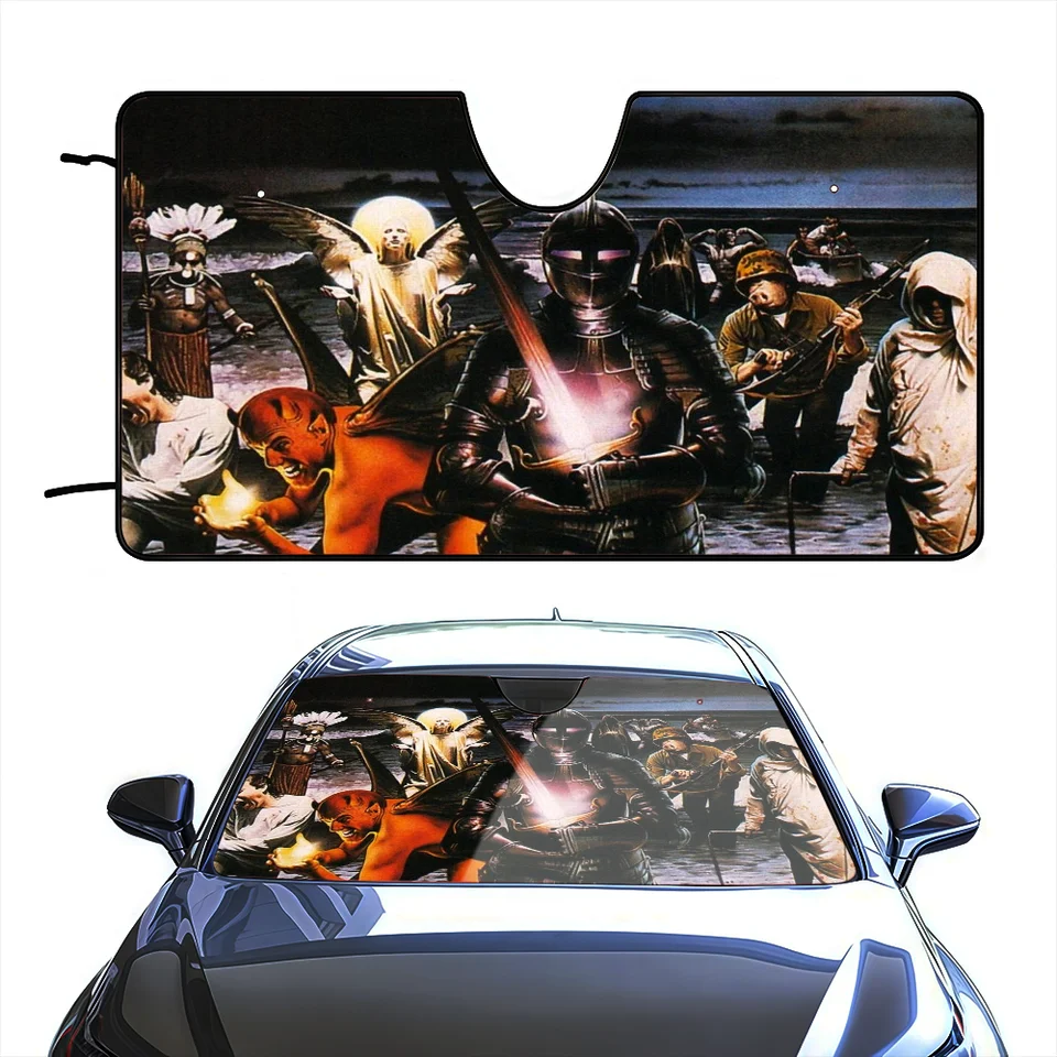 GUGLILI Funny Eyes Car Windshield Sunshade Cartoon Blinking Eyes Car Front Windows Sun Shade Sun Visor Protector Blocks UV Rays Bright Pink 55 X 30 Inch, Windshield Sunshades - Canada - View #7