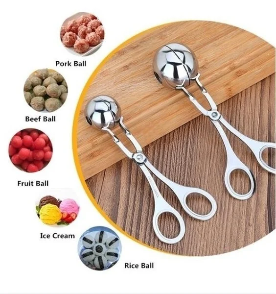 Multifunction Meatball Maker 304 Stainless Steel Meatball Mold Meat Ice Cream Ball Croquettes Mold Stonego Kitchen Tools kitchen utensils,meatball maker