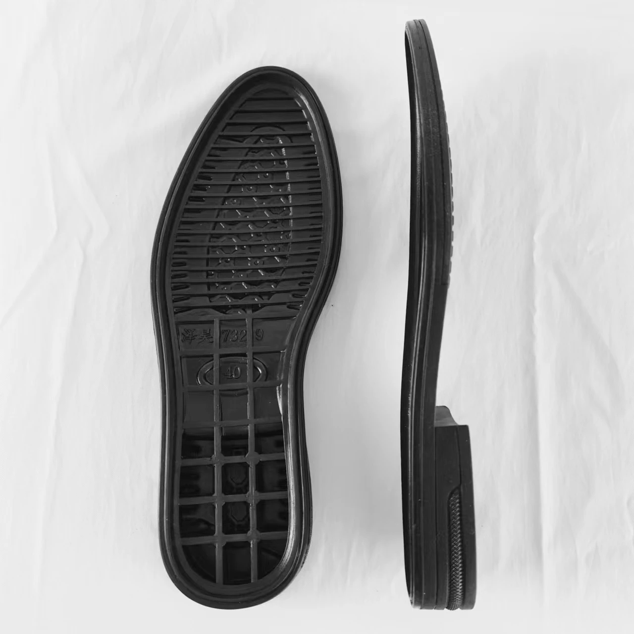 Men's Busin oe Sole Rubber Handmade Anti-slip Noisel Wear-resistant Leather Repair Material Accories