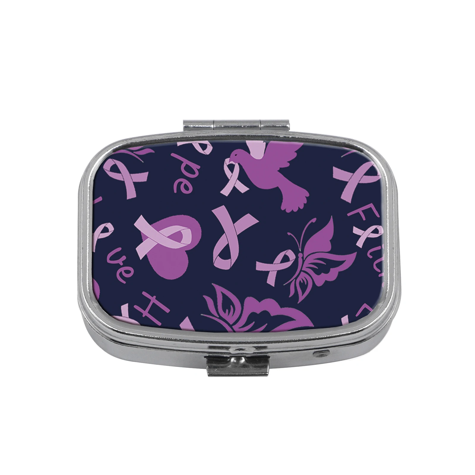 Mini Portable Cartoon Animal Pill Organizer with Multi-Grid Storage