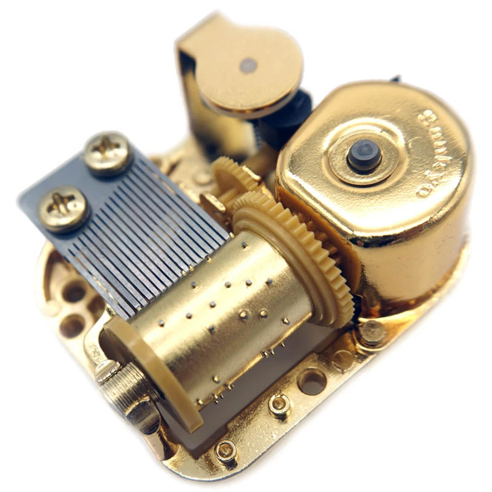 Gold-plated Music Movement, 18 Tones Clockwork Type Musical Movement, Swan Lake, For Elise, Happy Birthday, Toy Accessory 3