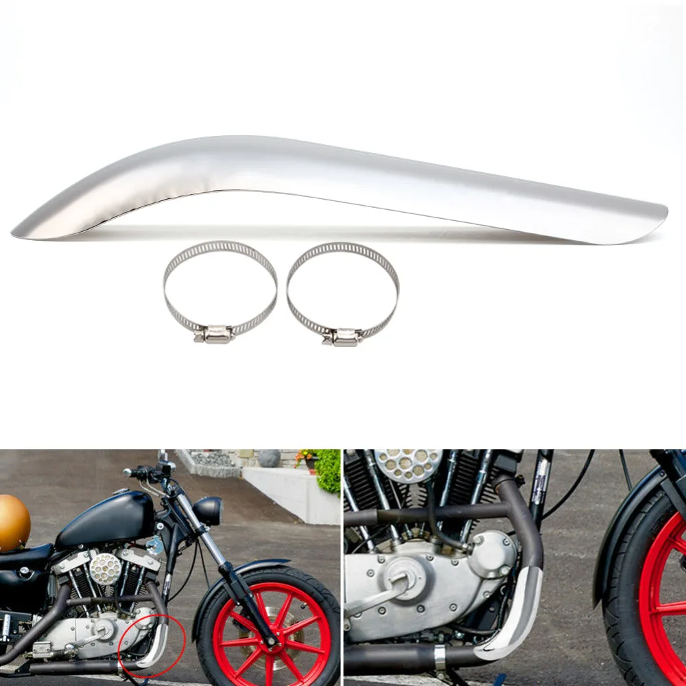 Universale Moto Tubo Di Scarico Heat Shield Cover Marmitta Protector Guard Accessorio Moto Per Harley Honda Yamaha Suzuki Custom