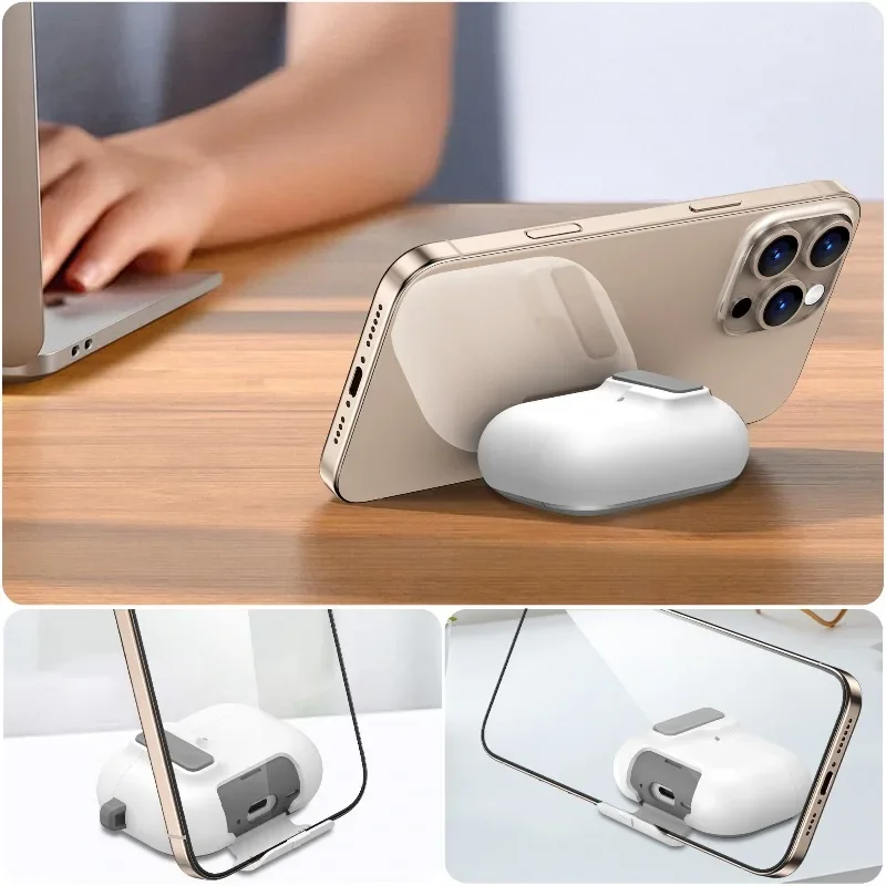 Luxury Shockproof Protective Earphone Case with Hook Bracket
