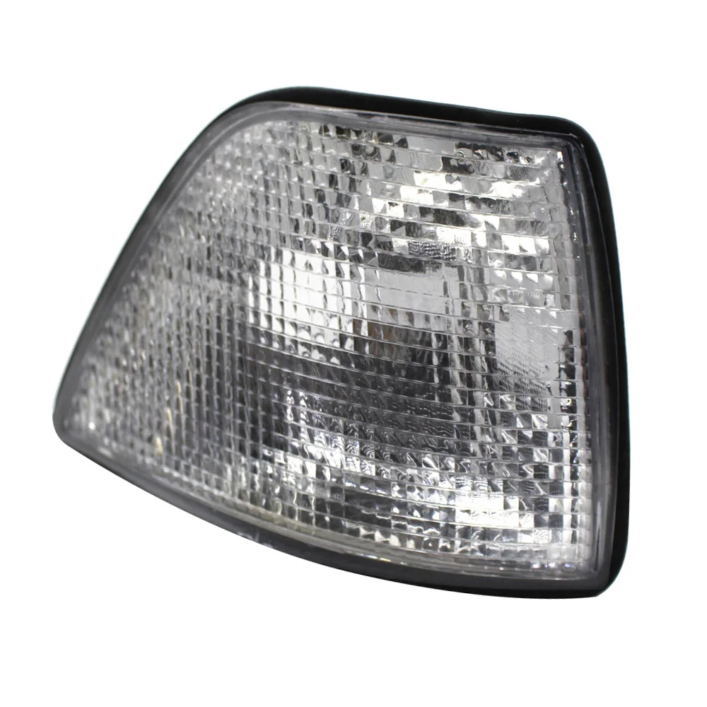 A Pair of Turn Signal Light With White Lens Replacement For BMW E36 318i 328i M3 Turn Signal Light  Plastic Material Left /Right