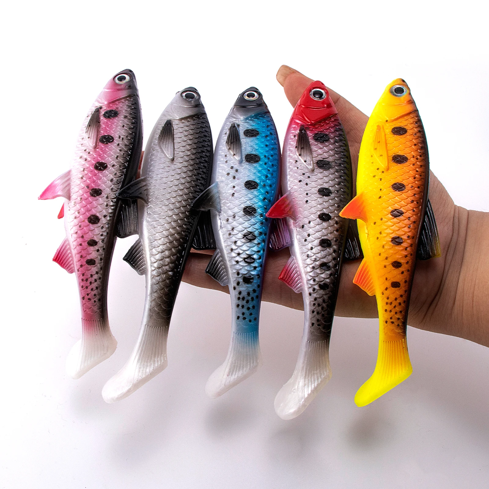 Savage Gear 3D Pulse Tail Trout 8 Inch Sinking Fishing Lure - Realistic Bait For Big Fish