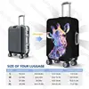 Giraffe funny cartoon Thicken Luggage Cover Elasticity Trolley dust cover Suitcase Protection Cover Suitcase Case Accessories 3