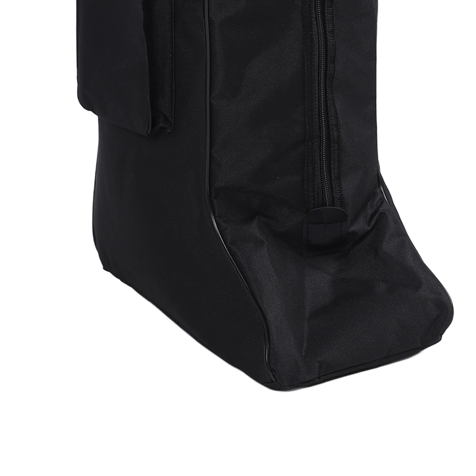 Travel Boot Bags Handle Design Waterproof Oxford Cloth and Leather Portable Boots Storage Bag for Travel