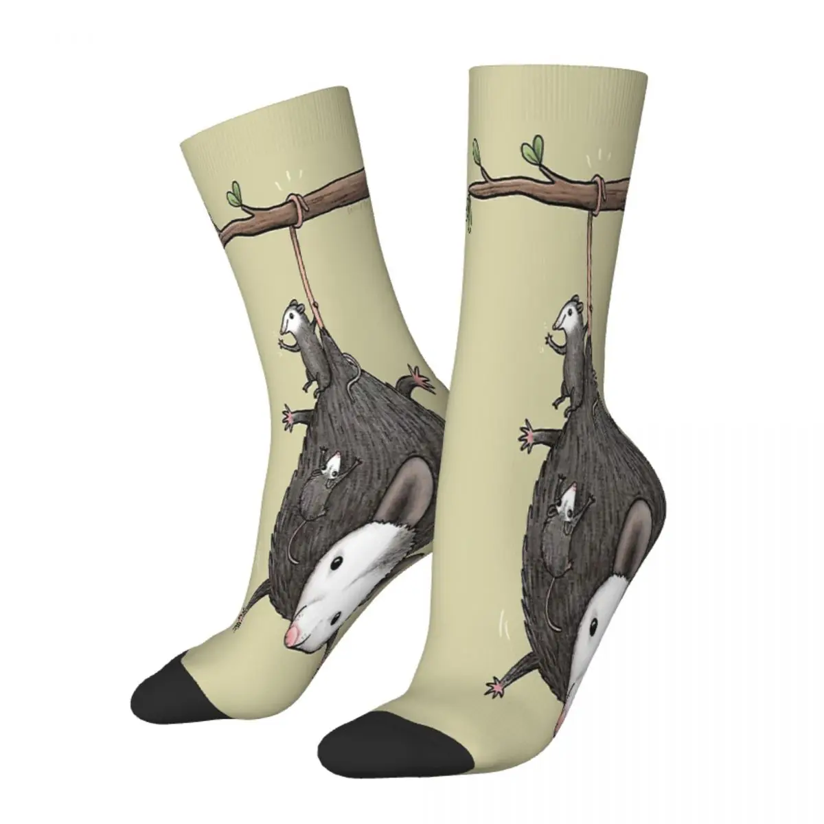 

Opossums Family Possum Didelphinae Mouse Socks Male Mens Women Spring Stockings Harajuku
