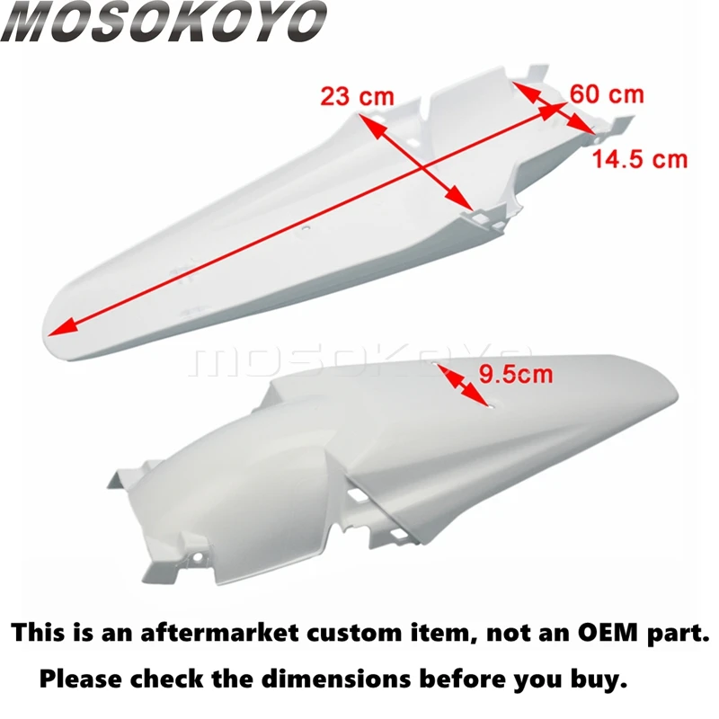 SURENHAP Garde-boue De Moto Garde-boue Arrière De Moto Garde