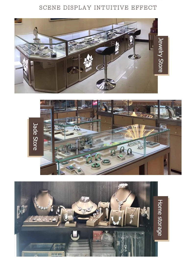 Luxury Brown Leatherette Watch Display Stand Holder – Retail Store Counter and Window O... - SKU LWDS1707 - UGI Packaging