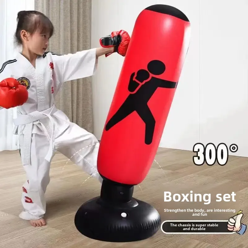 Inflatable Children's Indoor Entertainment Fitness Boxing Post Toy Unstable Toy from Mainland China Sport And Entertainment