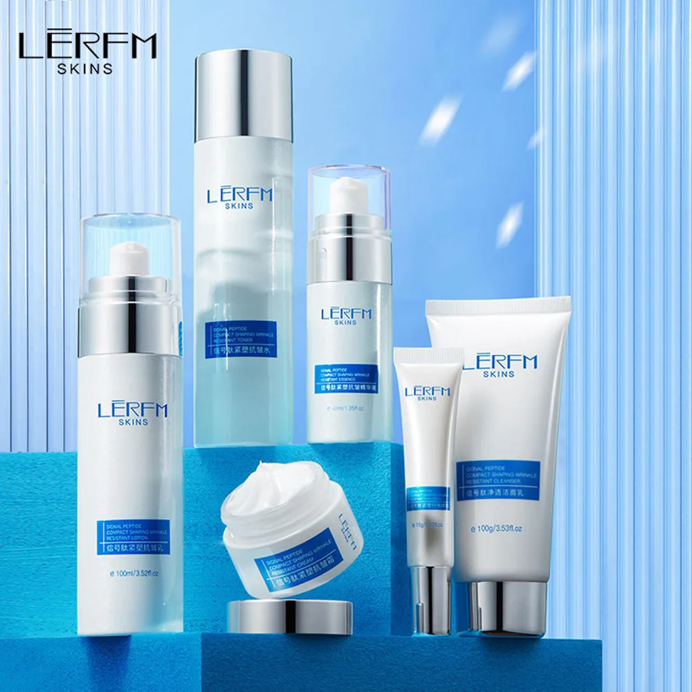 LERFM Signal Peptide Firming Beauty Anti Wrinkle Anti-aging Women's Face Skin Care Products Sets Makeup Kits Beauty Cosmetics