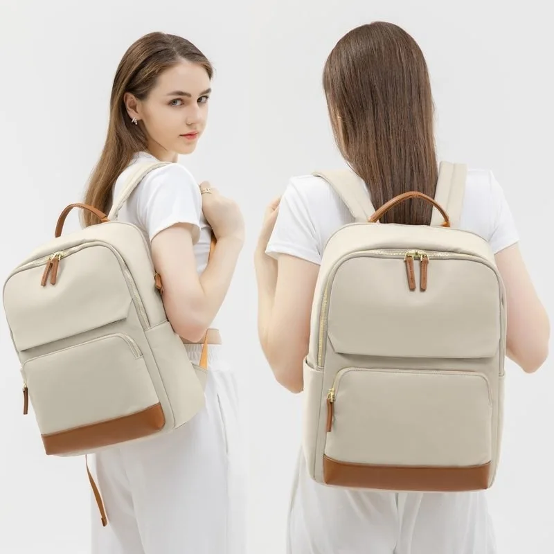 Female Bags High-capacity Lightweight Backpacks For Women Waterproof Wear-resistant 15Inch Laptop Bag For Girls Travel Commuting