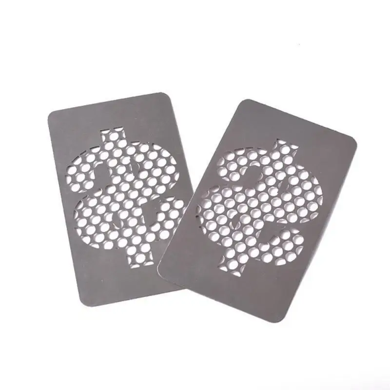 1PC Tobacco Grinder Card Grindering Card Mill Herbal Leaf Tobacco Crusher Card Grinder Grindering Card Cigarette Grinder Card 5