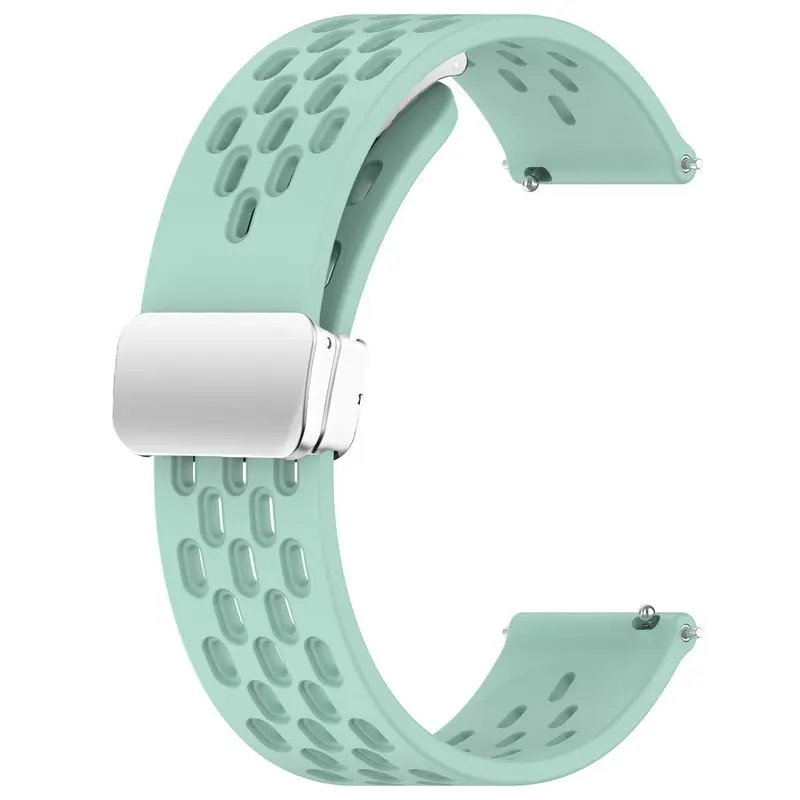 22mm Sports Silicone Magnetic Watch Strap Bracelet - Universal Band