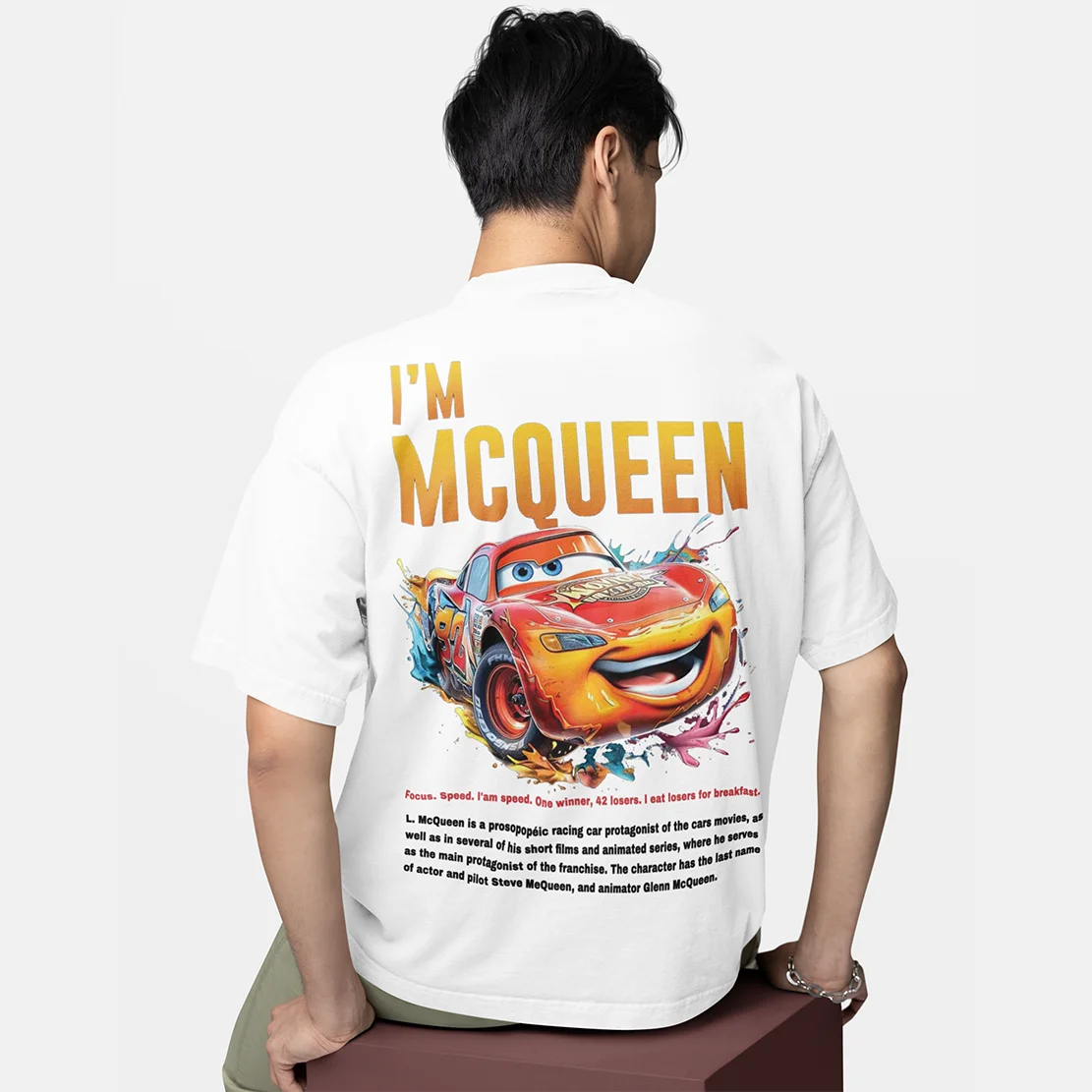 Fun Sally I'm Lightning Car Outfit T Shirt for Men Women Mcqueen Tee Shirt 100% Cotton New Arrival Clothing Love Gift For Couple 5