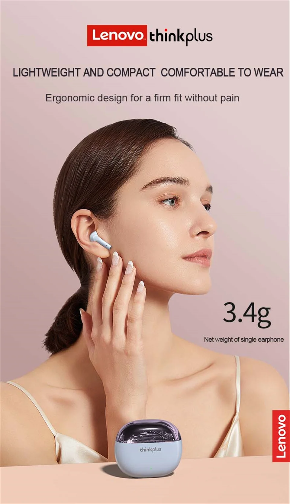 Lenovo X15 Pro 2024 Newest AeroWave Elite Sporty Style Bluetooth Hi-Fi Earbuds E - Foto 4