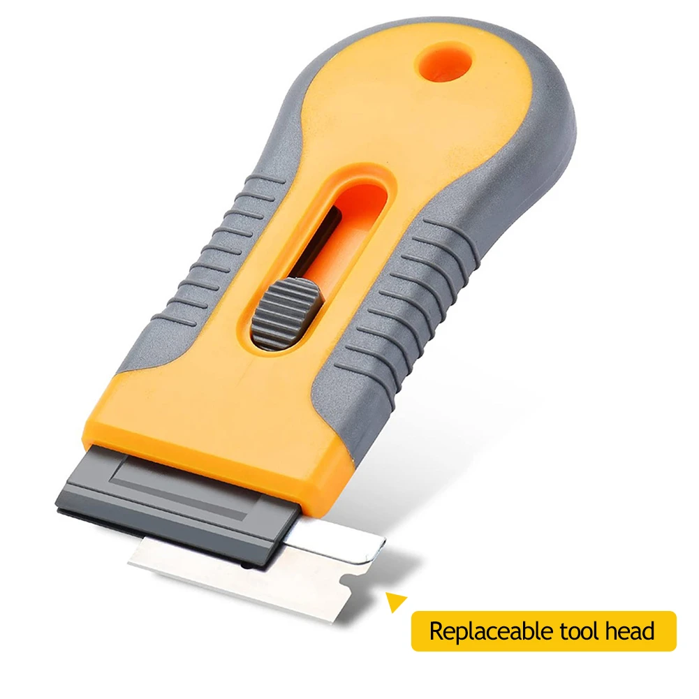 Glue Removal Blade Glass Oven Razor Scraper Plastic Handle Razor