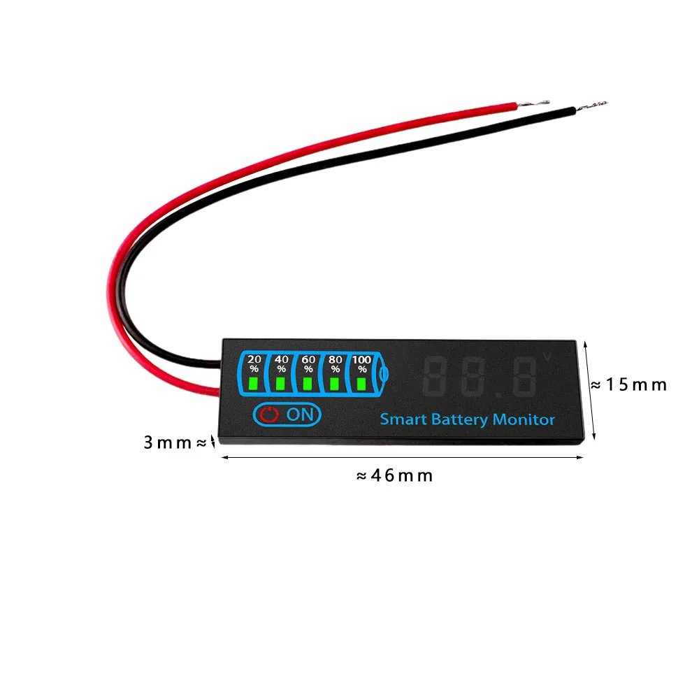 Testeur de Batterie RC 7-55V Vert Jaune Noir pour Lithium LiPo LiFe Plomb