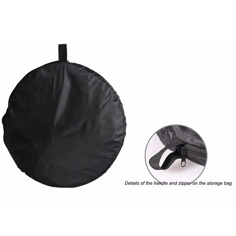 para a Fotografia de Estúdio Elipse Multi Disco Refletor Luz Dobrável Portátil Oval In1 Prata e Branco 90x120cm 35x47 - Image 6