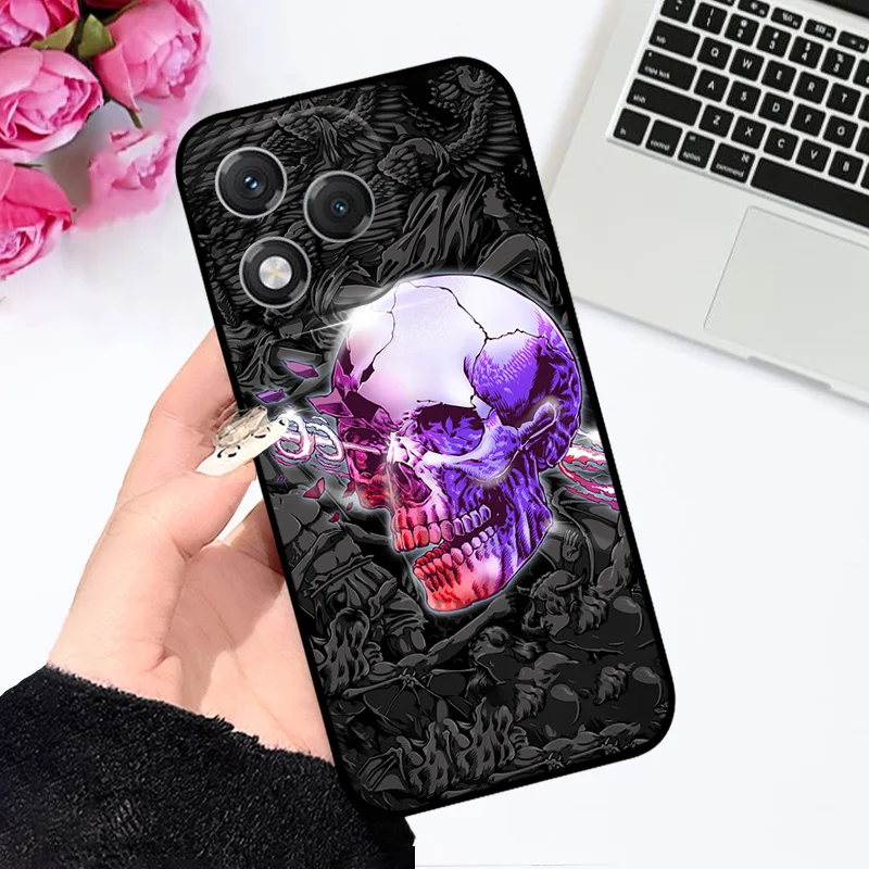 Cartoon Print Silicone TPU Soft Phone Case - Durable Back Cover Protector Shell