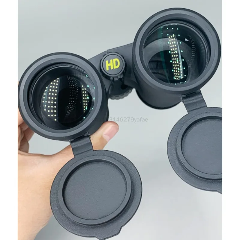 10x42 쌍안경 BAK4 프리즘 8개 요소 6개 그룹 질소 충전 안개 방지 망원경 56-74mm 눈 거리 2m 조류 관찰용 근접 초점