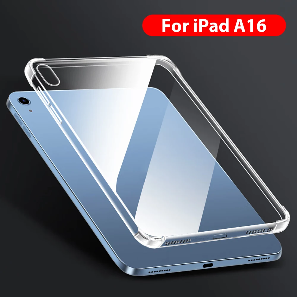 Crystal-Clear Four-Corner Airbag Shockproof Tablet Case