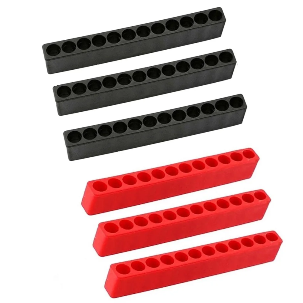 

Hole Pcs Bit Holder Hex Shank Hex Shank Hole Black And Red Hex Holder Holes Pcs Screwdriver Applicable Storage