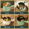 DMWD Multifunctional Cooking Pot Mini Hotpot Electric Skillet Non-stick Omelette Frying Pan Noodle Food Stew Soup Heater 220V 4