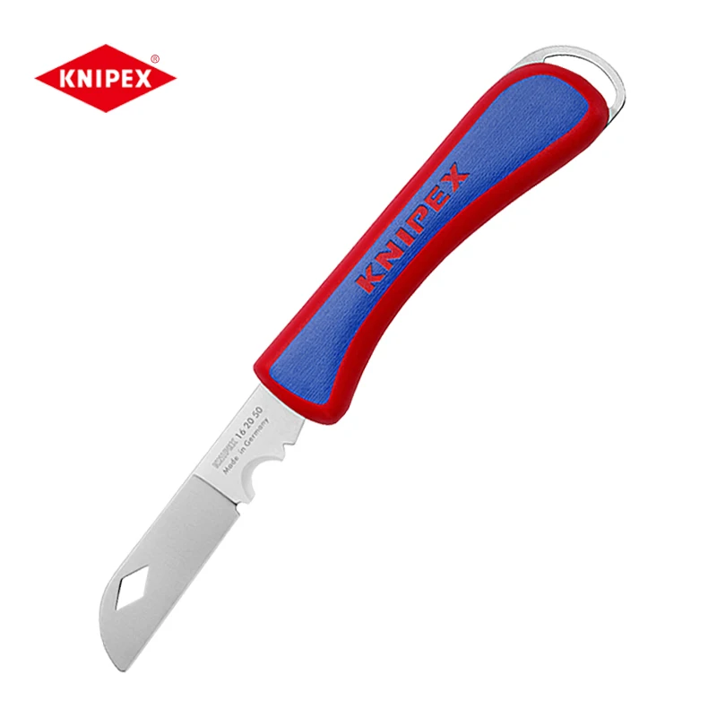 Coltello Pieghevole Da Elettricista Knipex Lama Spelafili Coltello Tascabile Professionale Da Elettricista Tagliato In Carta 16 20 50 Sb