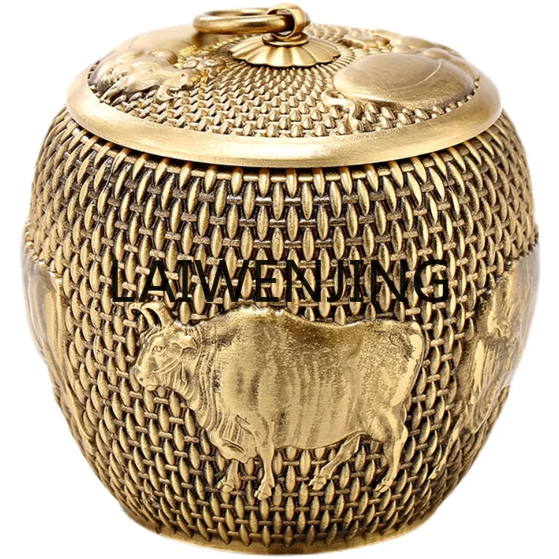 

RWJ Copper Pot Tea Ceremony Tea Storage Sealed Jar